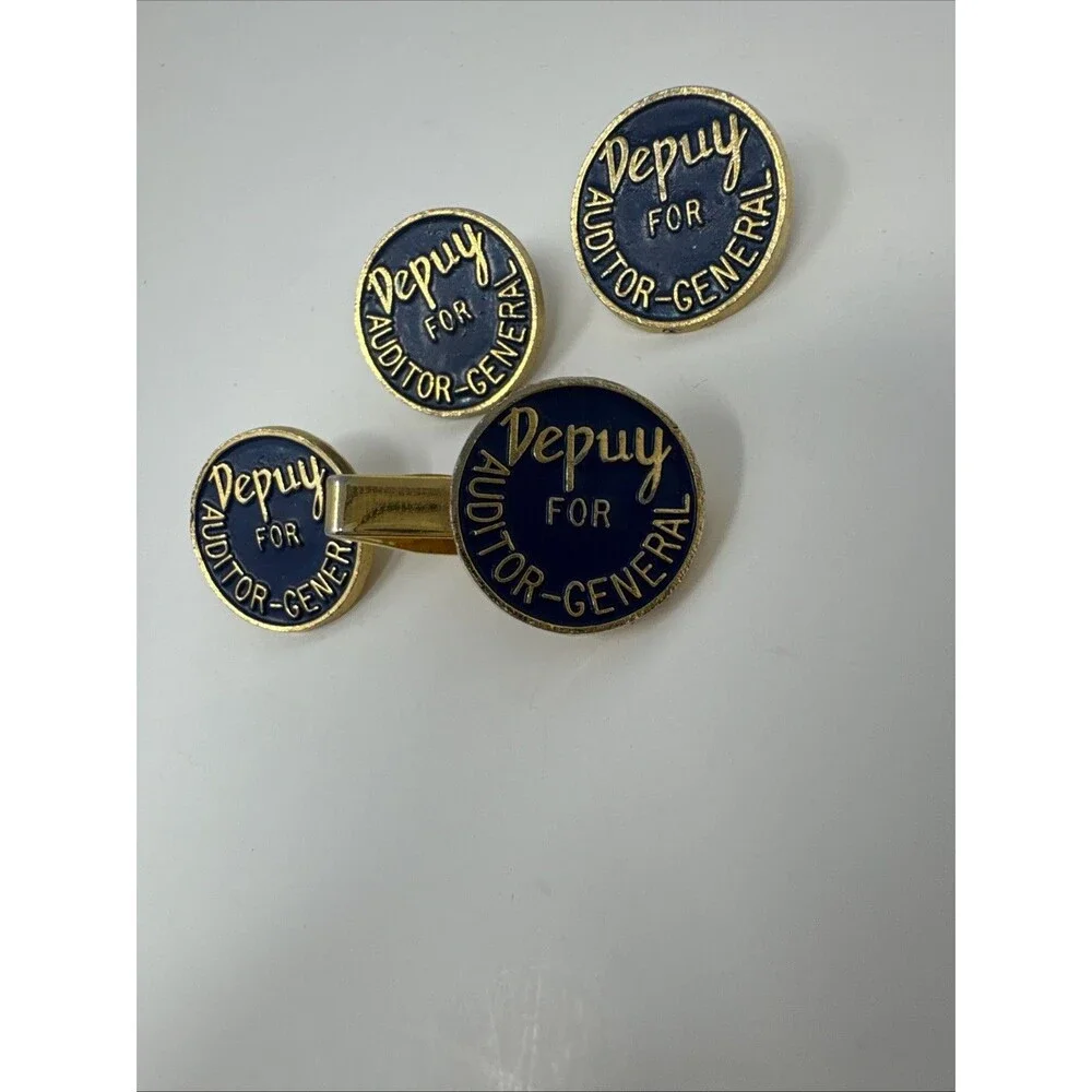 4x Deputy Auditor General Political Election Tie Bar Clip Pin Ba1968 PA